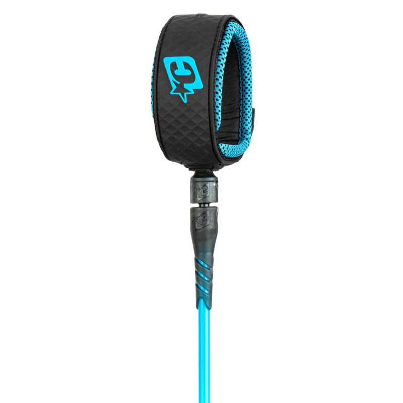 leash surf creatures longboard 9 knee black black