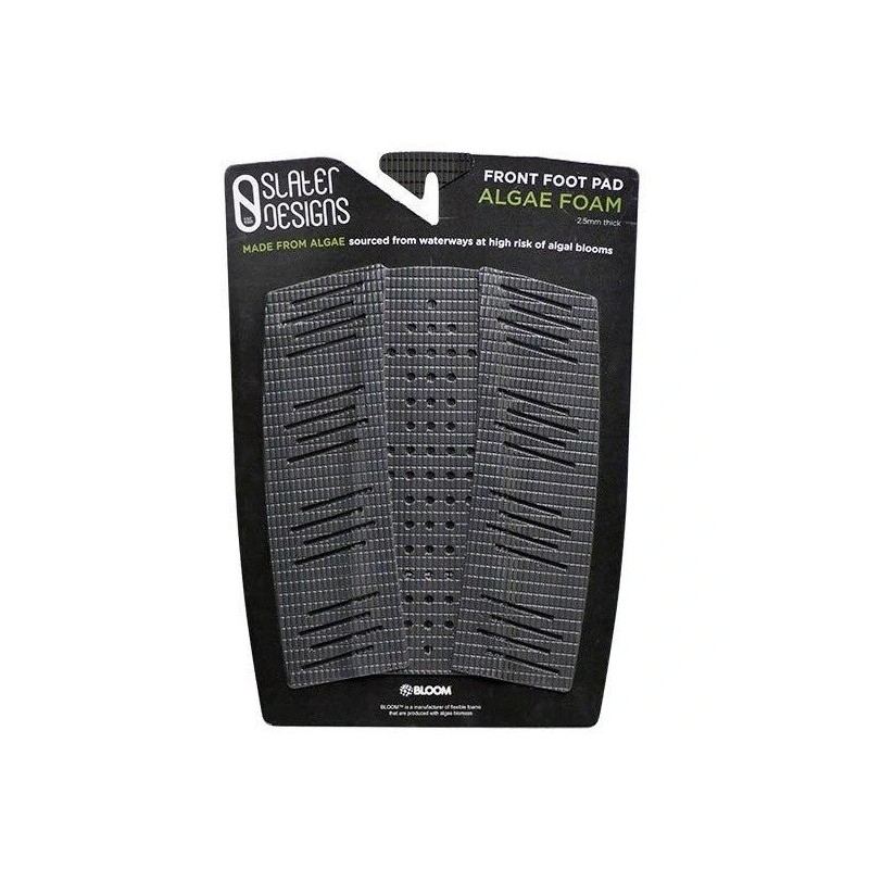 pad surf slater front foot traction pad black grey
