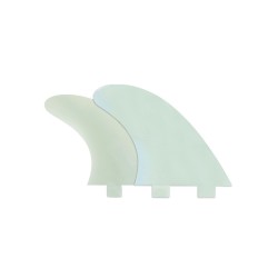 derives surf fcs M7 Natural Glass Flex Tri Fin Set