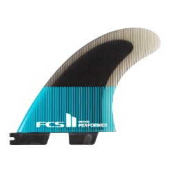 derives surf FCS II Performer PC Large Teal/Black Tri Retail Fins