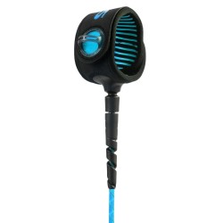 leash surf 7' FCS Freedom Helix All Round Leash Blue Black