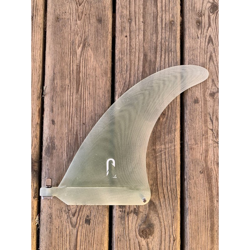 derive surf just 7.0" derive single longboard fiber clear