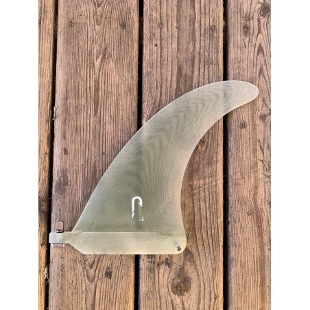 derive surf just 7.0" derive single longboard fiber clear