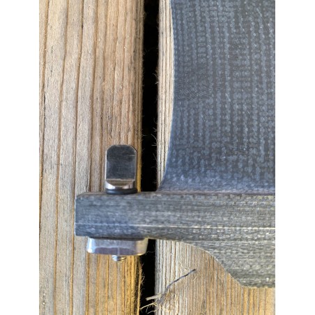 derive surf just 7.5" derive single longboard fiber black