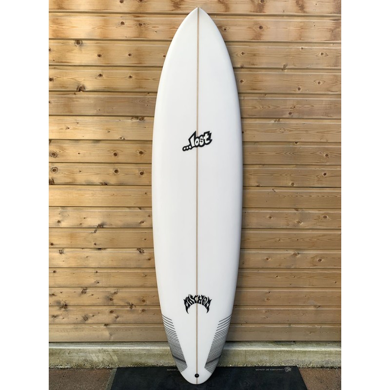 planche de surf lost crowd killer 7'2 round tail futures fins