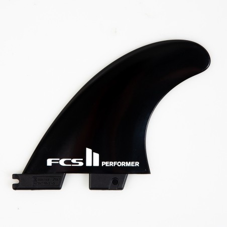 derives surf FCS II Performer Black Small Tri Retail Fins