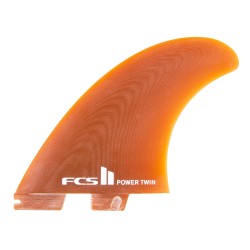 derives surf FCS II Power Twin PG Cola Retail Fins