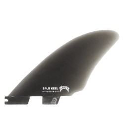 derives surf FCS II MB PG Split Keel Medium Smoke Quad Retail Fins