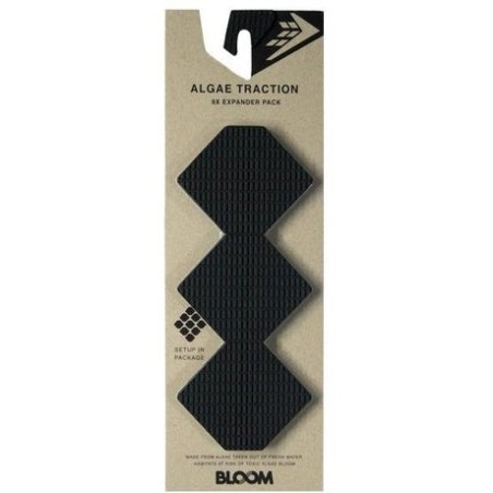 pad surf firewire front foot 9x expander pack algae traction black grey