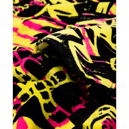 poncho de surf enfant creatures GROM PONCHO LIME PINK