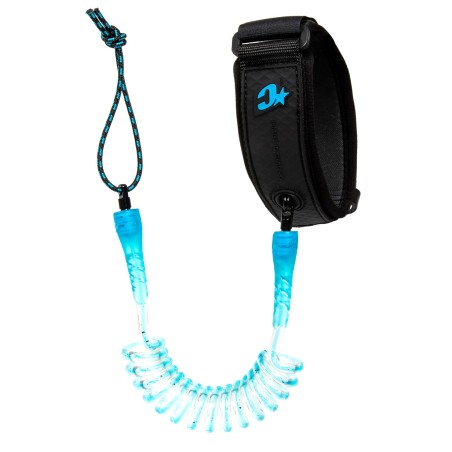 leash bodyboard creatures RELIANCE BICEP L CYAN SPECKLE BLACK