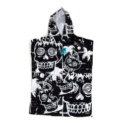 poncho surf GROM PONCHO BLACK WHITE