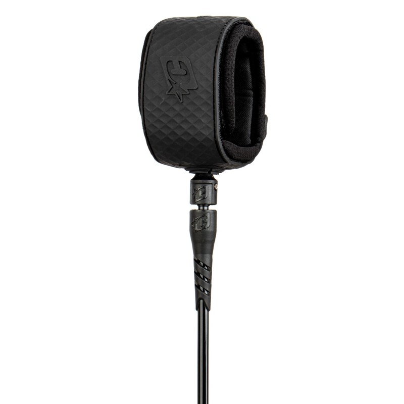 leash surf longboard creatures LONGBOARD ANKLE 10 BLACK BLACK