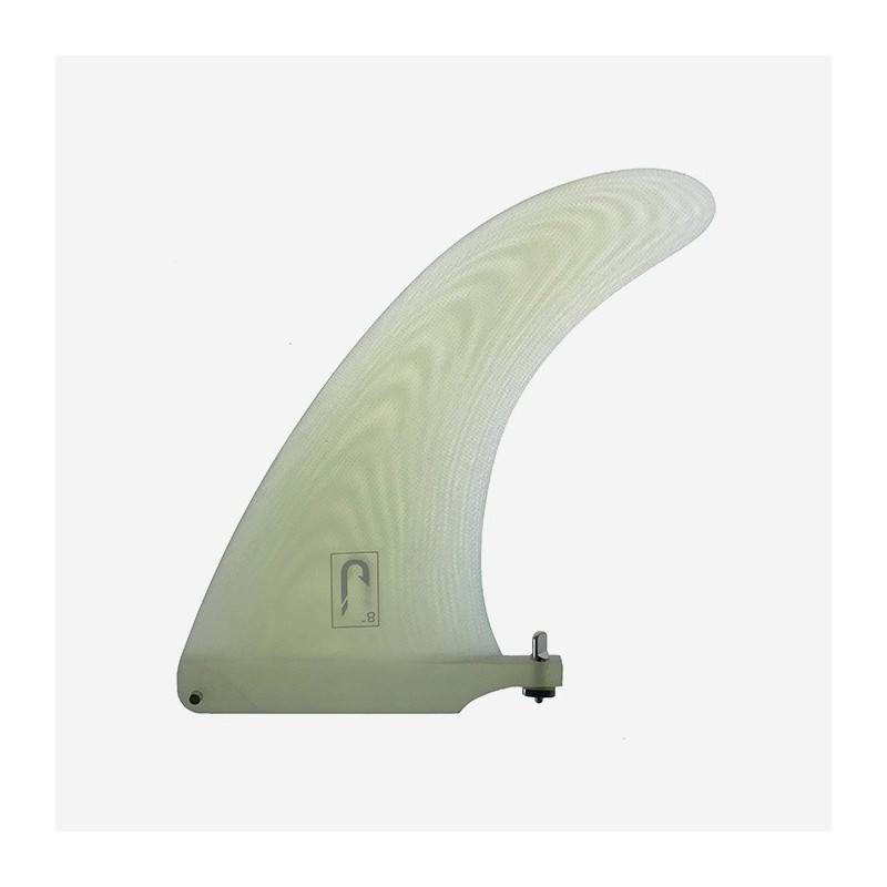 derive surf just 8.0" derive single longboard fiber clear