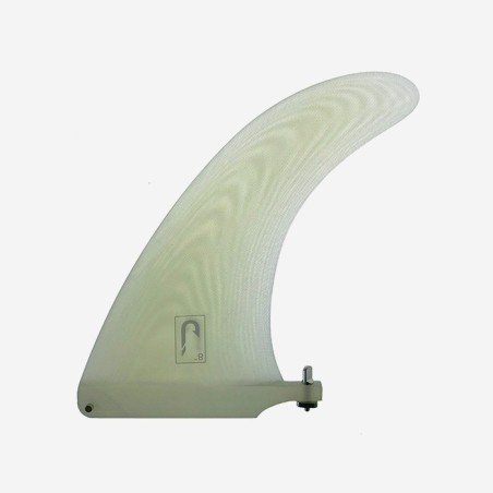 derive surf just 8.0" derive single longboard fiber clear