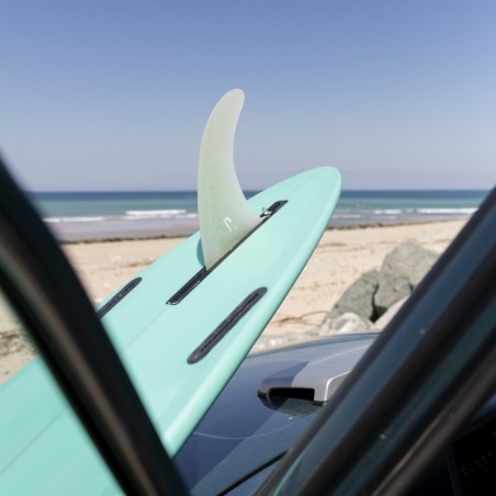 derive surf just 8.0" derive single longboard fiber clear