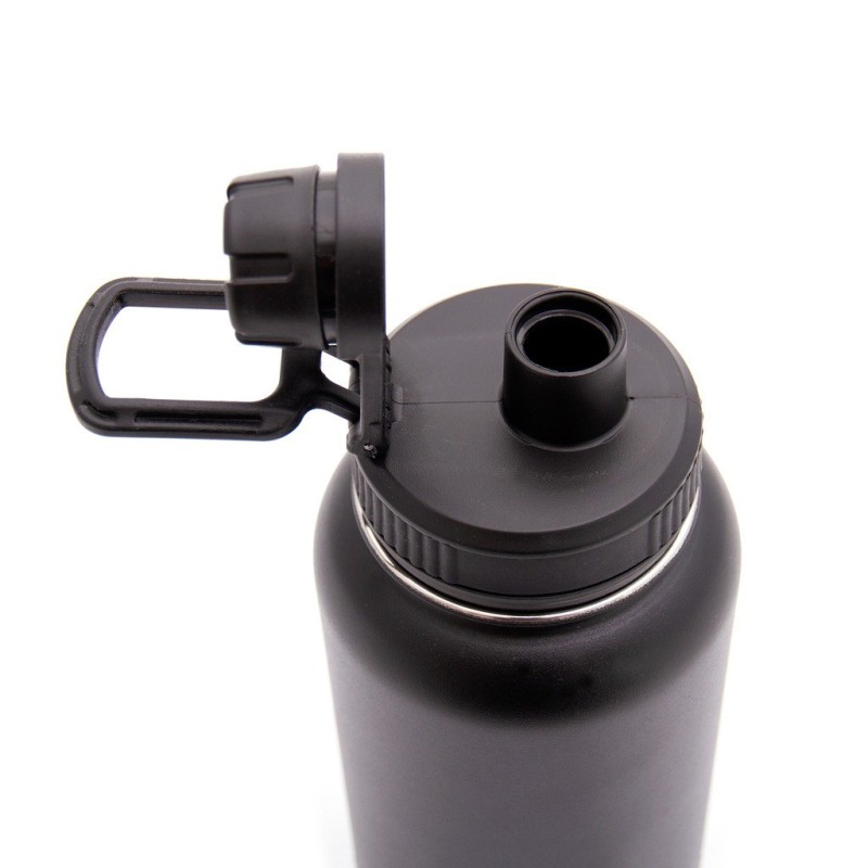 gourde isolante 1L ocean earth insulated flask 1l black