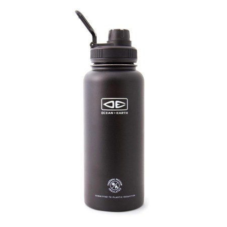 gourde isolante 1L ocean earth insulated flask 1l black