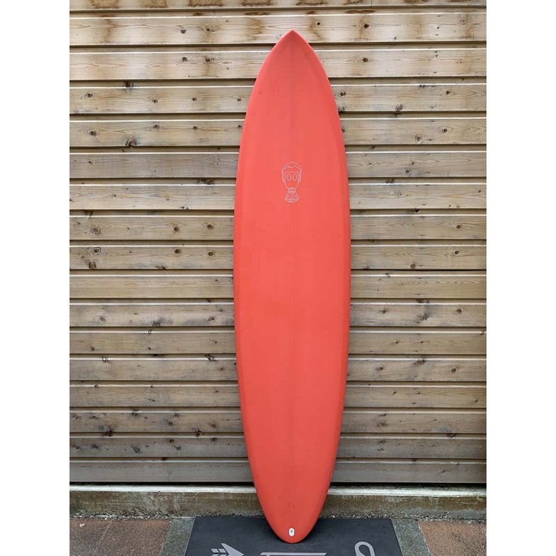 planche surf one bad egg 7'4 resin tint red mark phipps