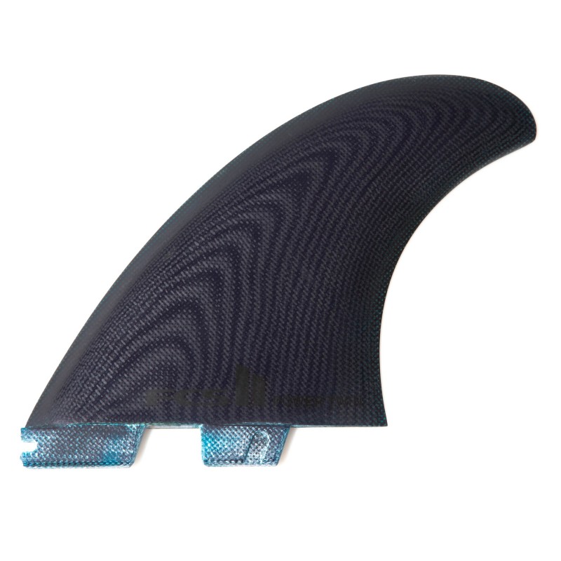 derives surf FCS II Power Twin PG Black Retail Fins