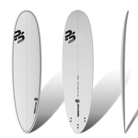 planche surf 7'6 perfect stuff egg clear