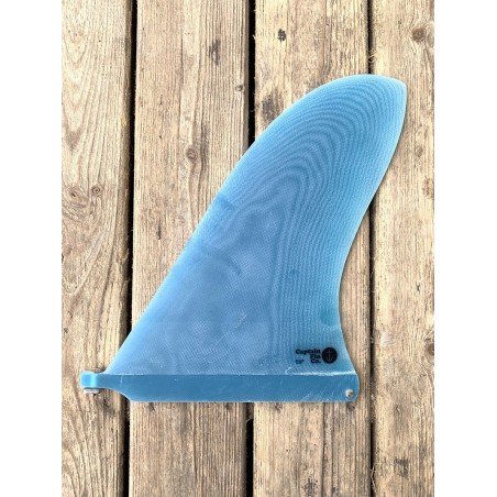 derive surf captain fin cf vamp pivot 9.75" blue single fin