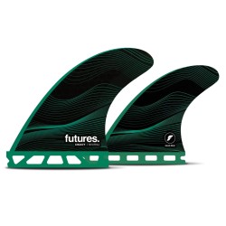 futures fins legacy series qf6 quad rtm hex gray black