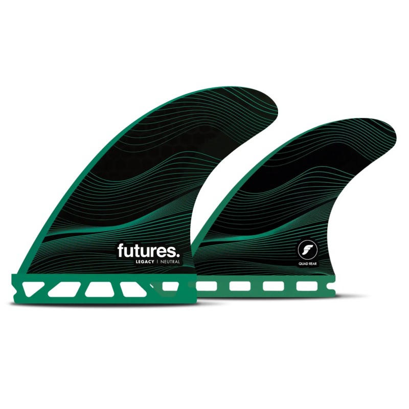 dérives futures fins legacy series qf6 quad rtm hex green