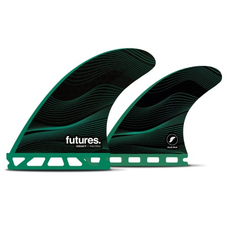 dérives futures fins legacy series qf6 quad rtm hex green