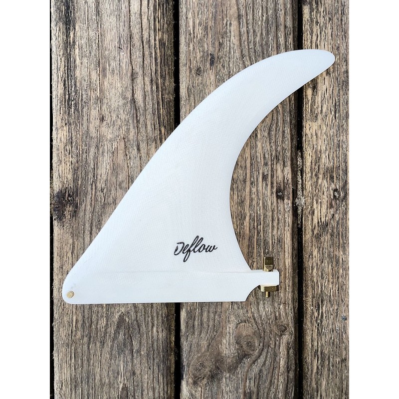derive surf deflow cream white 7 single fin