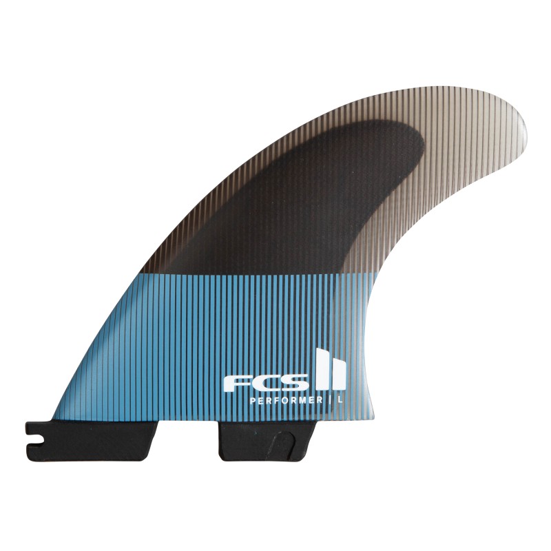 Dérives de Surf FCS II Performer PC Medium Tranquil Blue – Set Quad