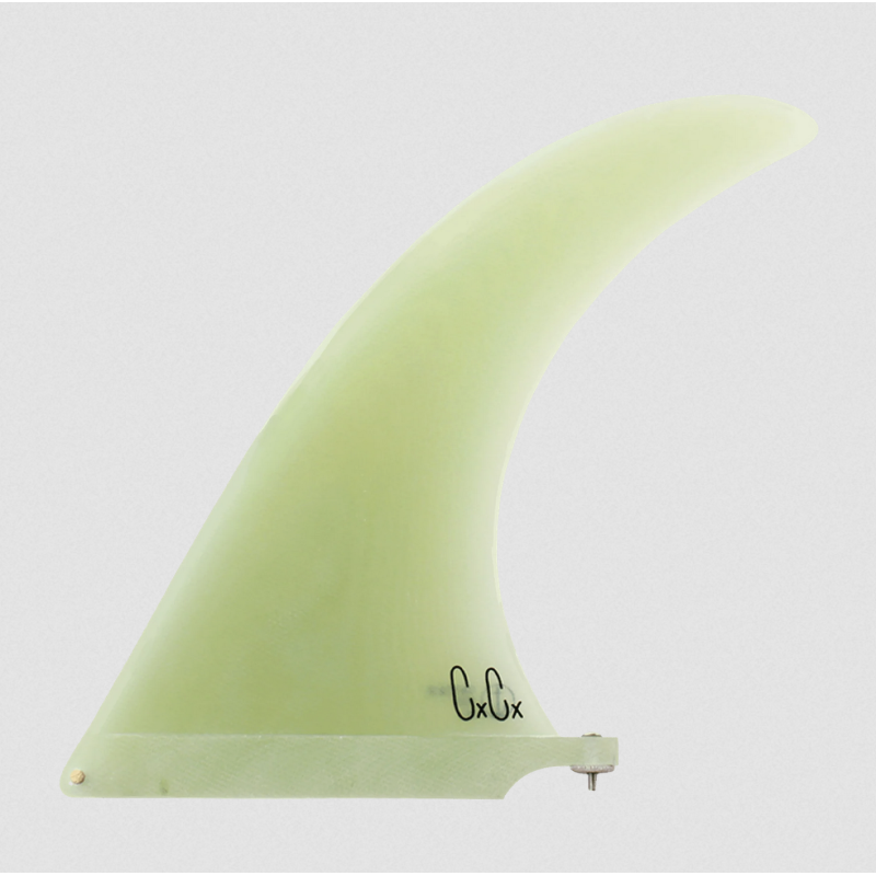 Captain Fin 9" Christenson Tracker clear single fin