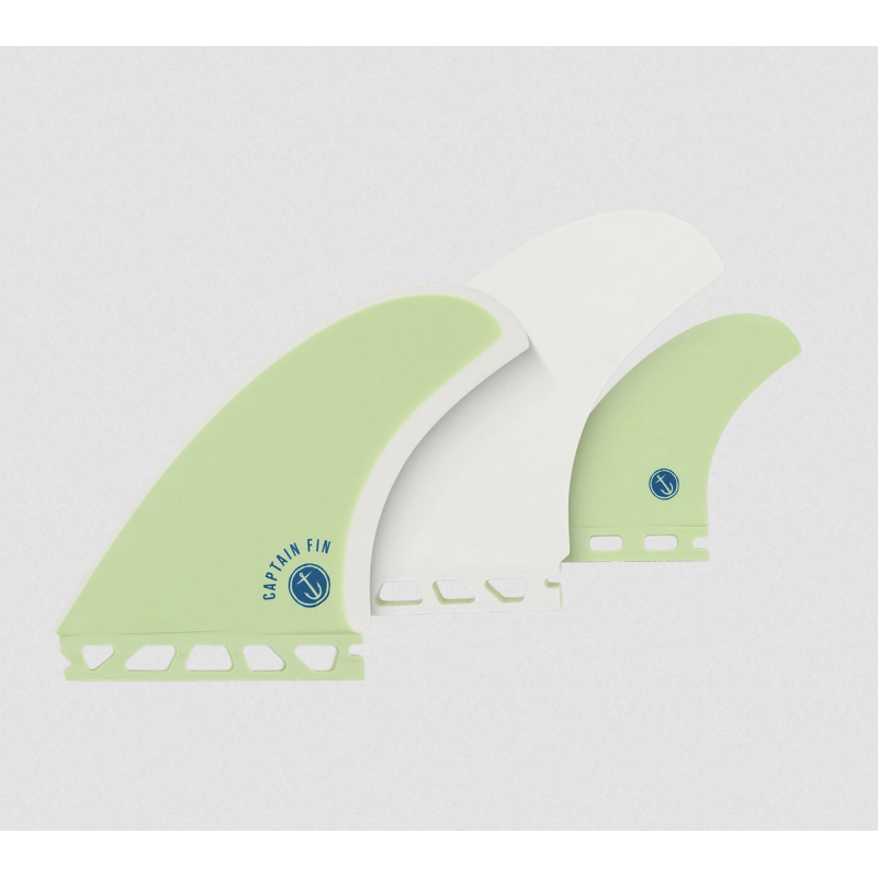 derive surf Captain Fin CF Twin Trailer ST mist green twin fin