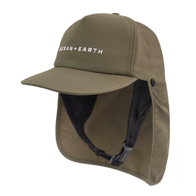 casquette surf Ocean Earth BINGIN STRAP BACK SURF CAP Olive S-M
