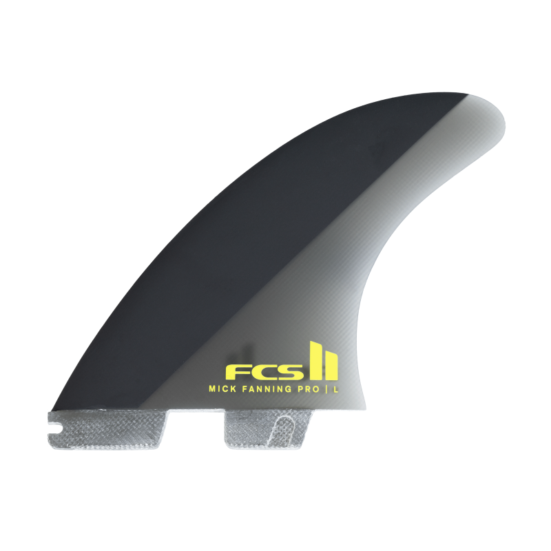 dérives surf FCS II MF PG Black/Acid Medium Tri