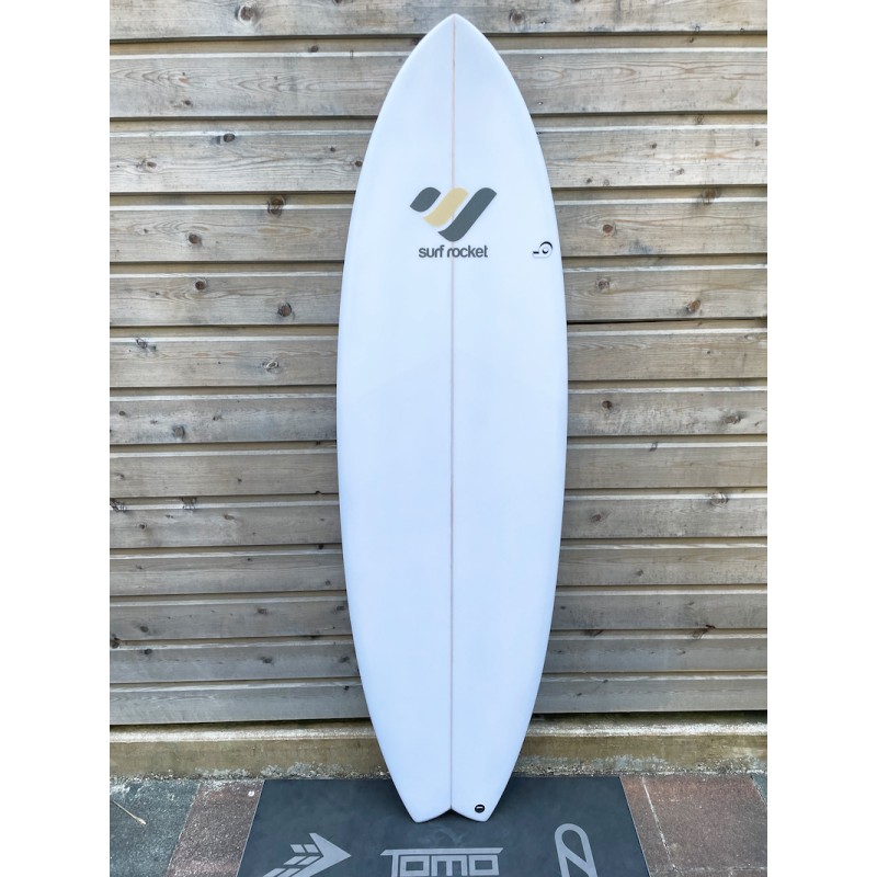 surf 6'0 Surf Fish Rocket Epoxy Carbon dérives inclus