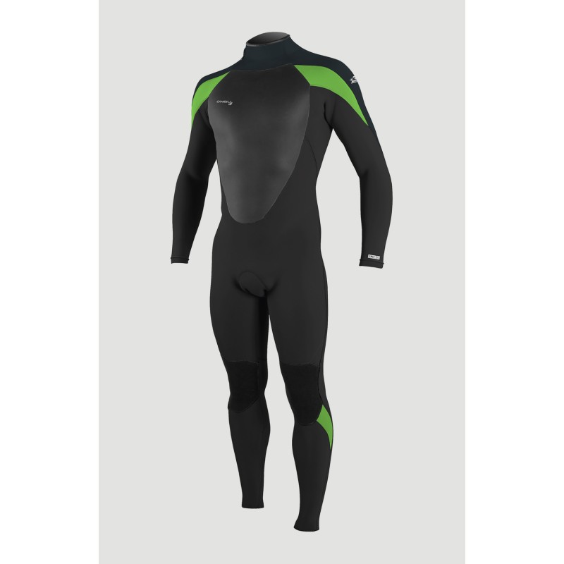 Oneill Epic 3/2 Back zip full Black Gunmetal Dayglo
