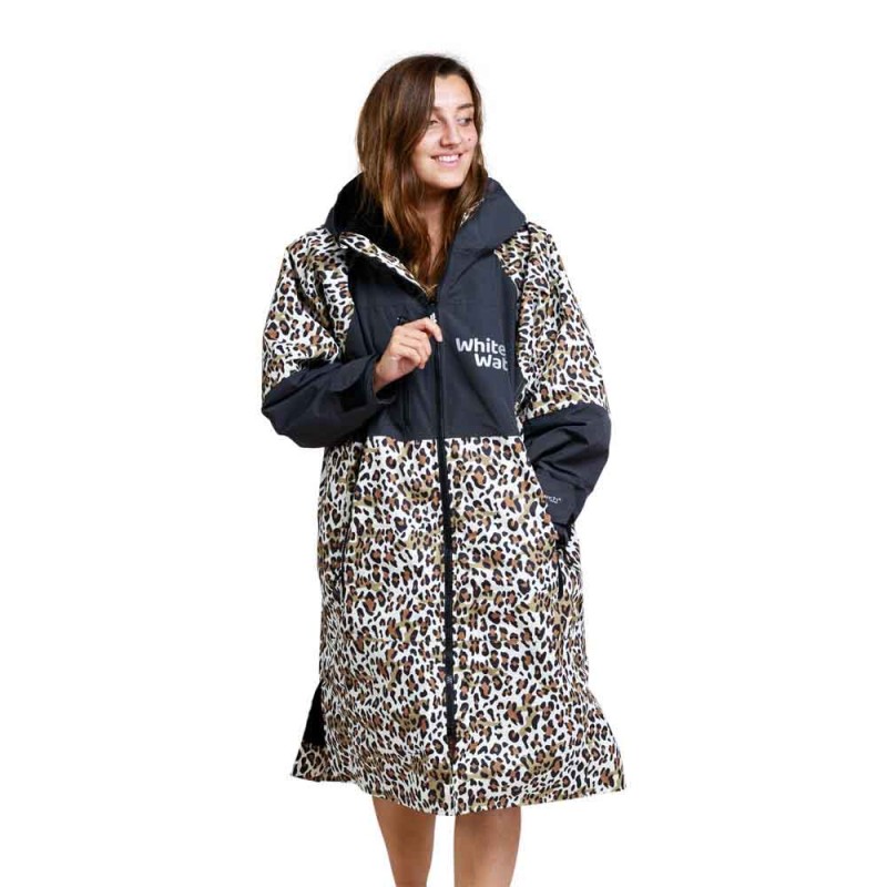 Poncho White Water Hard Shell Robe Leopard – Protection Hiver