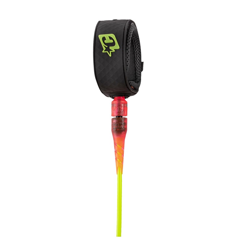 Leash Surf Creatures of Leisure Grom Lite 5' Lime Pink Black – Spécial Kids & Petites Planches