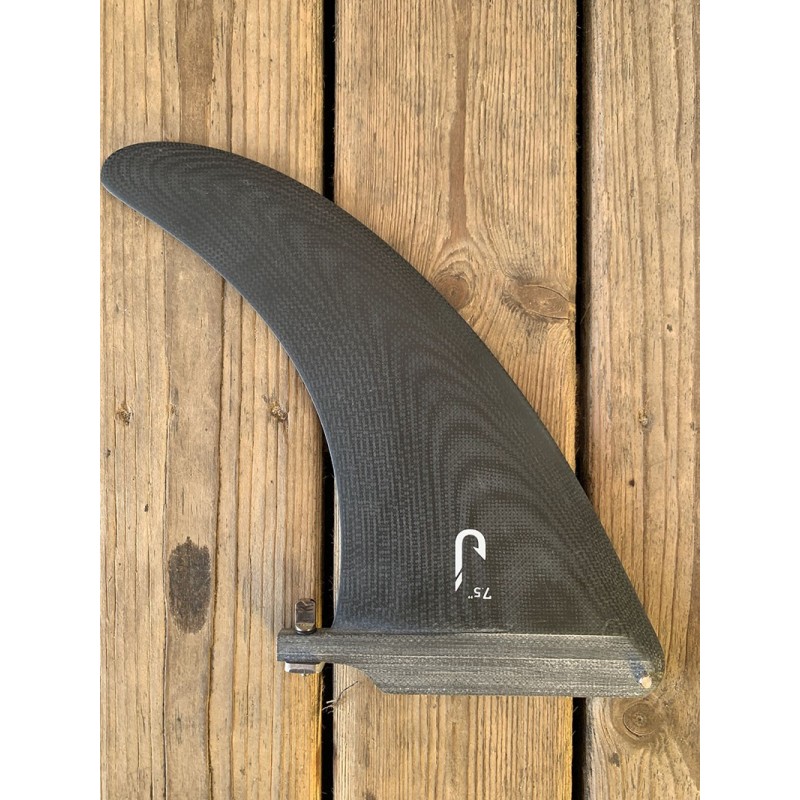 derive surf just 7.5" derive single longboard fiber black