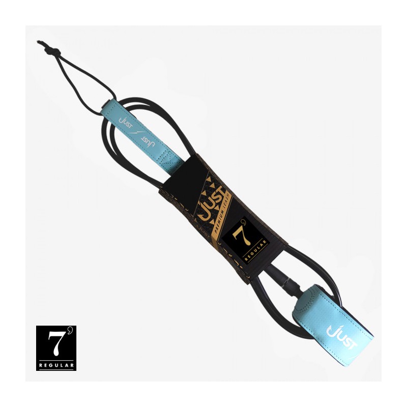 Leash de Surf Premium Just Regular 7' Blue – Fiabilité et Confort au Quotidien