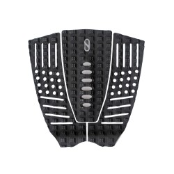 pad surf slater 3 piece arch traction pad black grey
