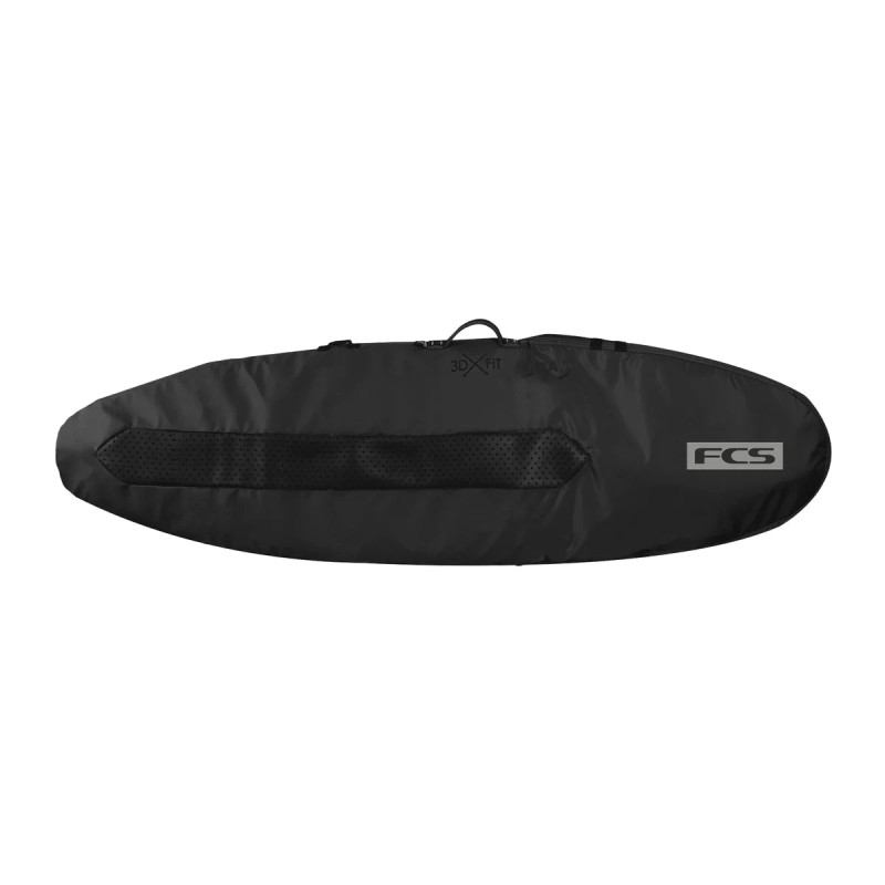 Housse Surf FCS 6'3 Day Fun Board – Black Warm Grey | Protection Légère et Quotidienne