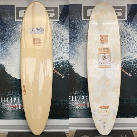 Planche de surf hybride Softech Middie avec le graphisme "Butter Palms"
