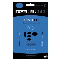 Kit de Réparation FCS Simple Patch Repair Kit Polyester – Format voyage, efficacité maximale