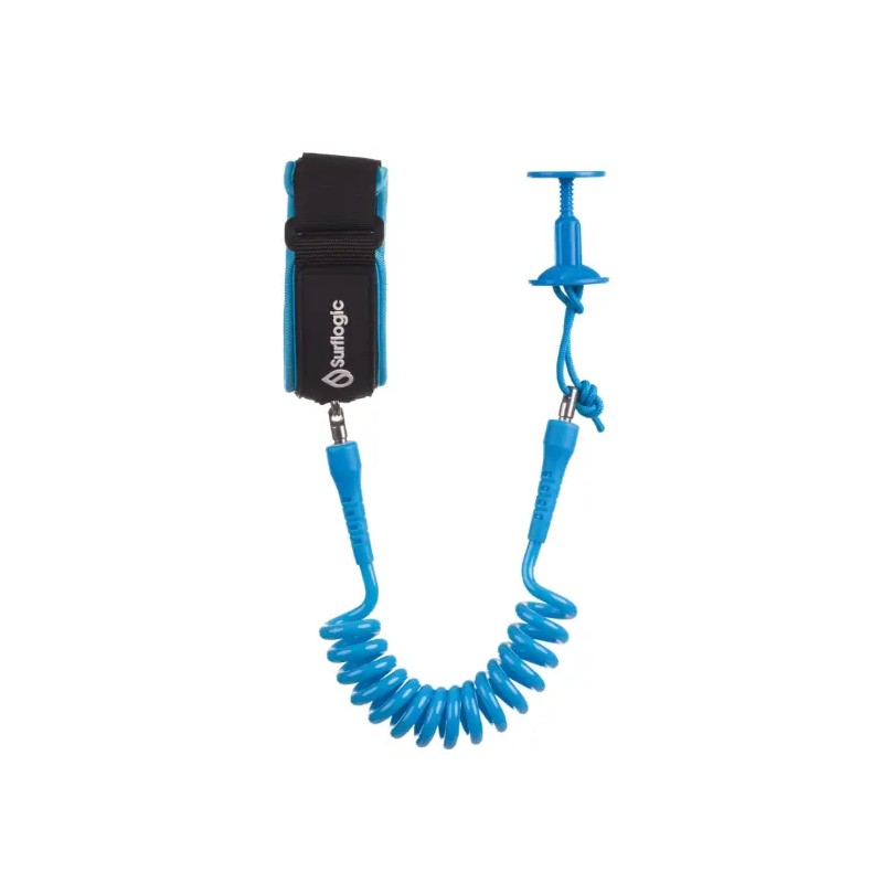 Leash de Bodyboard SurfLogic Bodyboard Bicep – Cyan