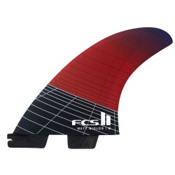 derives surf FCS II MB PC Carbon Medium Blue Tri Retail Fins