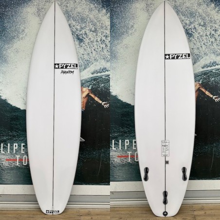 Planche de surf Pyzel Phantom 6'3, shape performance pour power surfing.