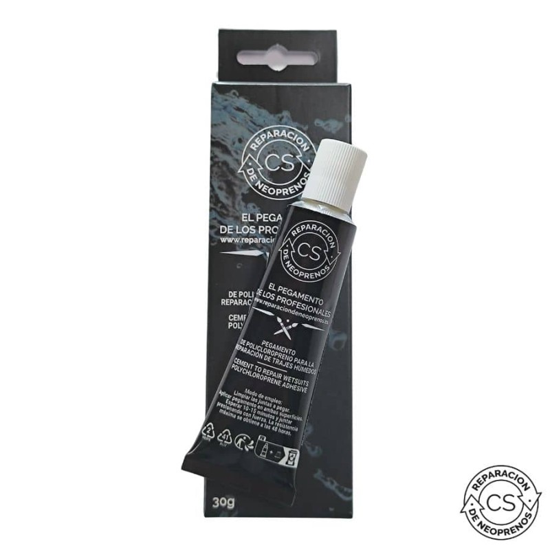 Tube de colle néoprène noire CS pour la réparation des combinaisons de surf