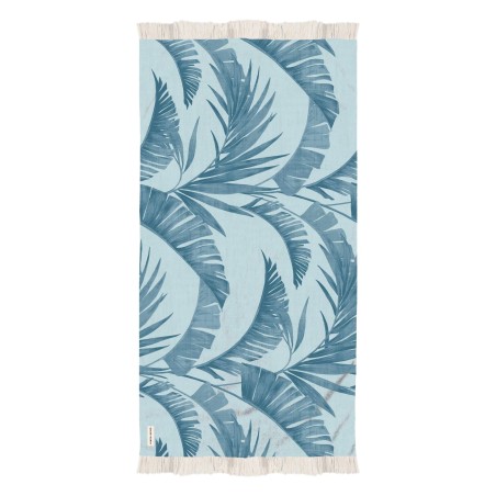 Grande serviette de plage Ocean & Earth Palm Beach avec motifs de palmiers tropicaux